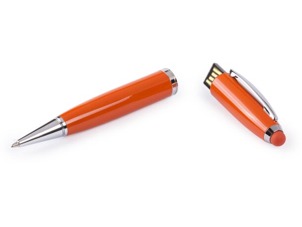 Bolígrafo Puntero Usb Sivart 8gb naranja