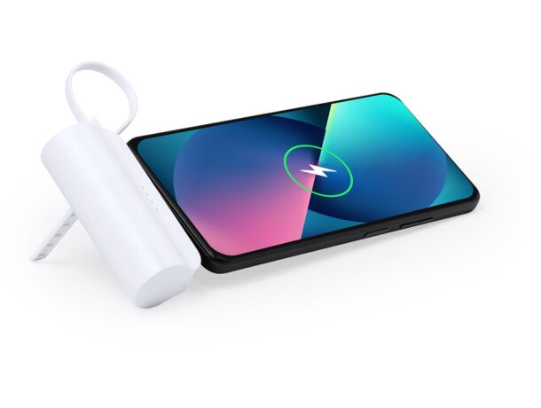 Powerbanks de plástico en forma cilíndrica 5000 mah Laford detalle 3