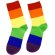 Calcetín Tarox Rainbow en poliéster con tejido elástico Arcoiris