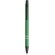 Bolígrafo con pulsador y dos aros en plata personalizado verde