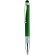 Bolígrafo Miclas con lápiz táctil y clip verde