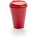 Vaso barato con tapa para llevar personalizado rojo