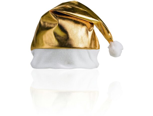 Gorro de Navidad enj plata de Papa Noel personalizado