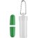 Tapones en tubo con llavero verde personalizada