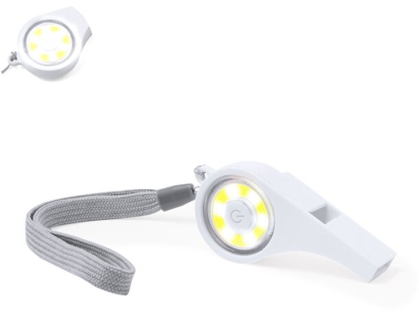 Silbato con luz LED Pincher para niños en ABS resistente detalle 1