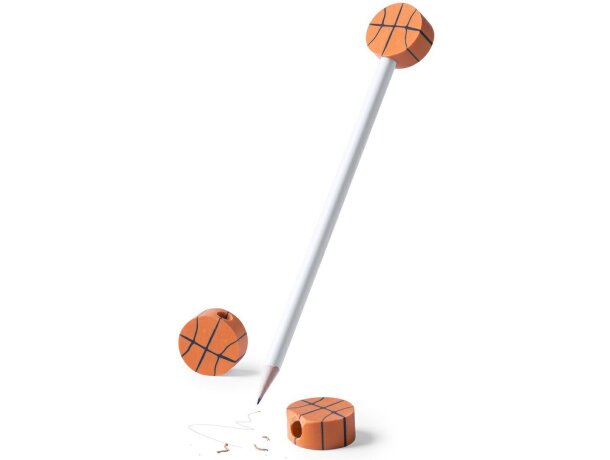 Lápiz deporte con 3 gomas barato