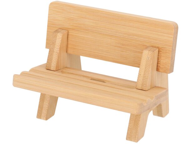 Soporte móvil bambú Hadam con ranura de carga ajustable detalle 2