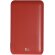 Power bank Telkax 5000 mah con doble USB en RABS reciclado Rojo
