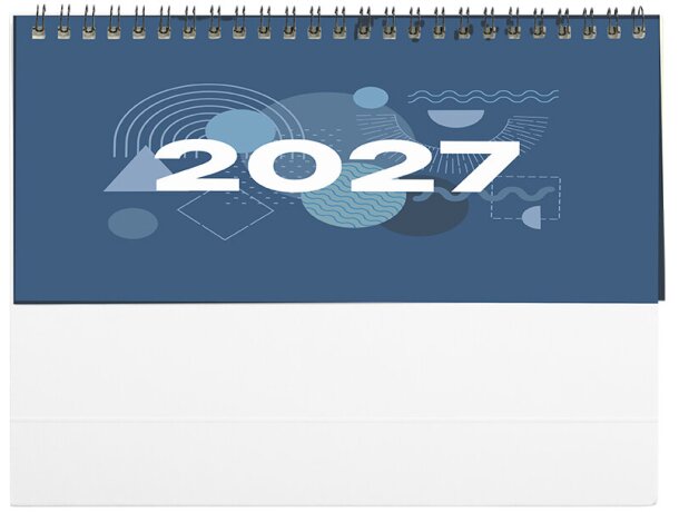Calendario de sobremesa tipo piramide 2027 detalle 1