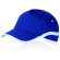 Gorra con acabados combinados de algodón azul barata
