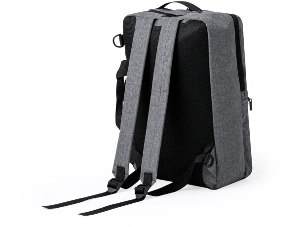 Mochila para portátil original rPET 600D para cintas acolchadas Makarzur detalle 4