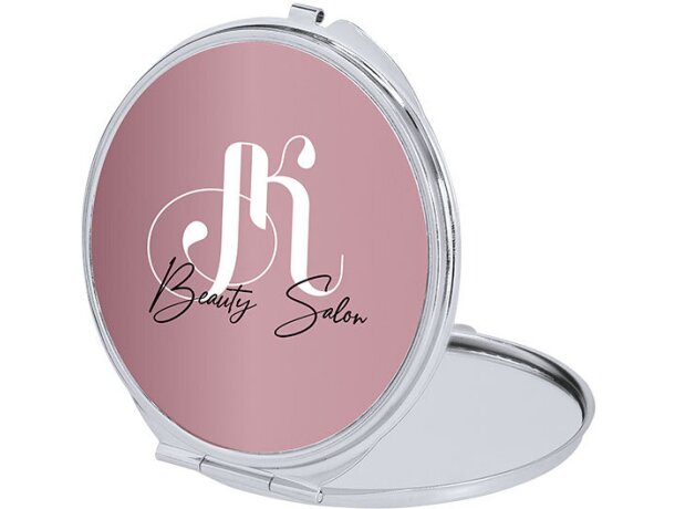 Espejo sublimación Ariela plegable con doble aumento metálico detalle 3