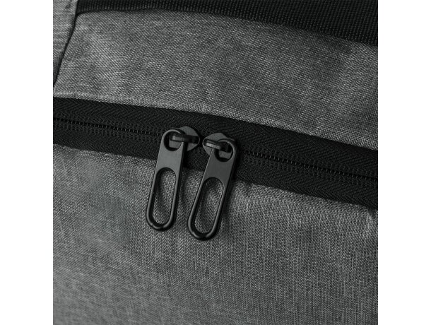 Mochila para portátil con cintas acolchadas y ajustables rPET 600D Ingria detalle 7