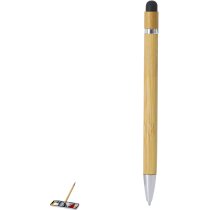 Bolígrafo puntero Rocar de bambú con pulsador