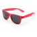 Gafas de sol de colores transparentes roja personalizado