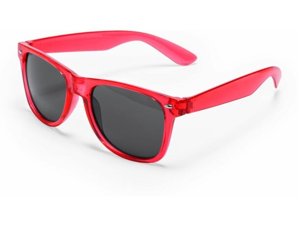 Gafas de sol de colores transparentes roja personalizado