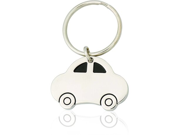 Llavero metálico con forma de coche personalizado