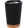 Vaso térmico Doyle de pp reciclado con base de corcho 260ml Negro