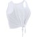 Camiseta anudada de mujer sin mangas blanca