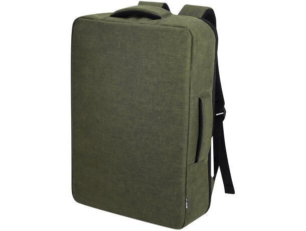 Mochila Ghibli de poliéster reciclado con compartimento portátil detalle 2