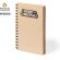 Libreta espiral publicitaria cartón reciclado navideña 80 hojas