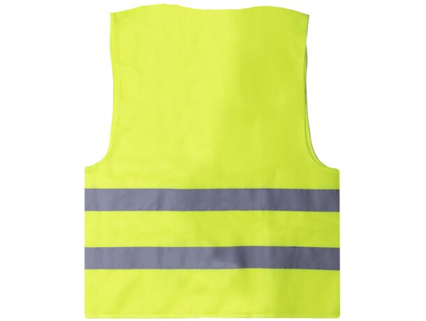 Chaleco reflectante Kastor infantil en poliéster reciclado detalle 2