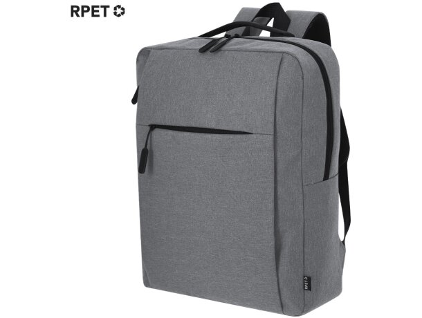 Mochila Maxtry RPET reciclado compartimento portátil acolchado detalle 1