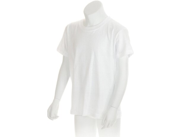 Camiseta de niño Hecom 135 gr blanca