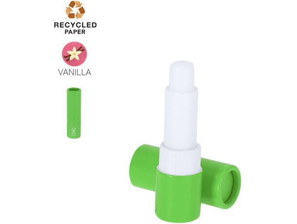 Bálsamo labial Vintod SPF15 con envase de cartón reciclado detalle 1