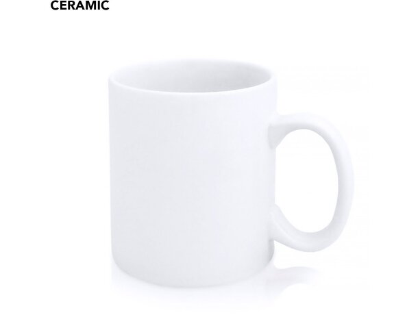 Taza Impex de cerámica blanca básica original