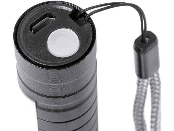 Linterna recargable Borah con led y mango iluminado detalle 3