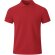 Polo adulto color Charles algodón ring spun piqué 180 g/m² Rojo