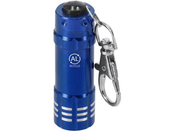 Llavero linterna Musday con 3 LEDs en aluminio reciclado detalle 3
