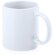 Taza blanca grabada