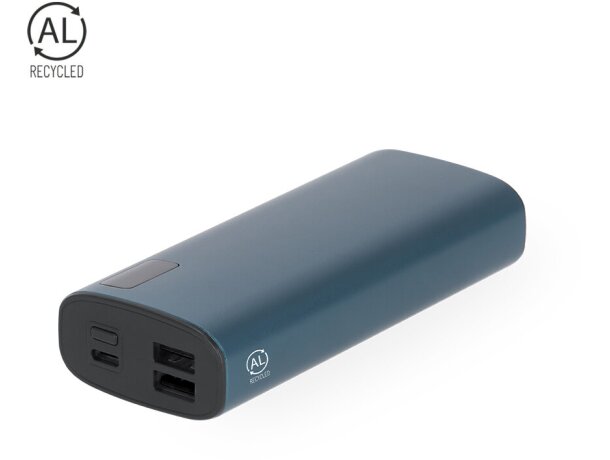 Power bank Hampton aluminio reciclado 10000 mAh detalle 1