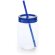 Tarro de cristal de cocina personalizado azul