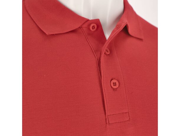 Polo adulto color Charlot detalle 5