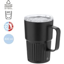 Taza térmica Finbar acero inoxidable reciclado
