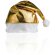 Gorro de Navidad enj plata de Papa Noel dorado barato