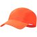Gorra Renard de poliéster con cierre ajustable de velcro Naranja fluor