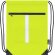 Mochila Widar en poliéster reciclado con elementos reflectantes Amarillo