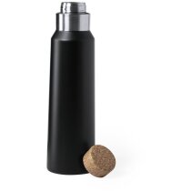 Botellas de agua reutilizables Anukin en acero inox con tapón de corcho