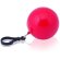 Llavero bola poncho personalizado rojo