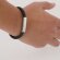 Pulsera Karasef acero inoxidable pulido con grabado láser detalle 4