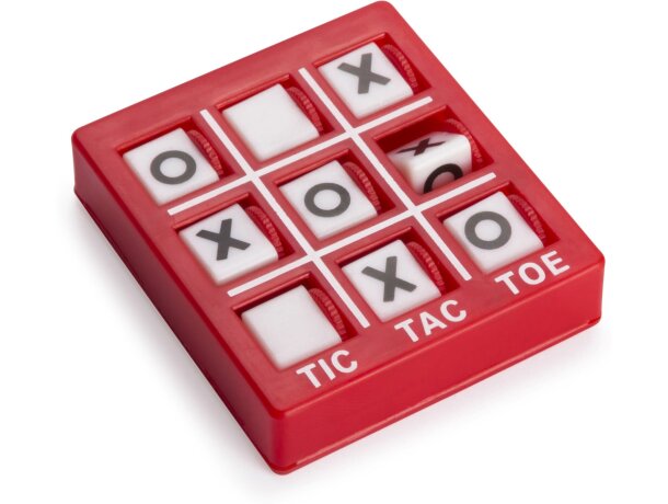 Juego 3 en raya personalizado rojo Juego 3 en raya personalizado rojo