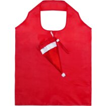 Bolsa Plegable navideña con forma de gorro Papa Noel Bolsa Plegable navideña con forma de gorro Papa Noel