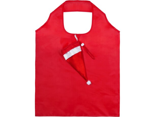 Bolsa Plegable navideña con forma de gorro Papa Noel Bolsa Plegable navideña con forma de gorro Papa Noel