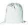 Mochila saco de gran capacidad con cuerdas personalizada blanca