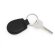 Llavero de polipiel en colores personalizado negro