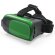Gafas de realidad virtual ajustables verde